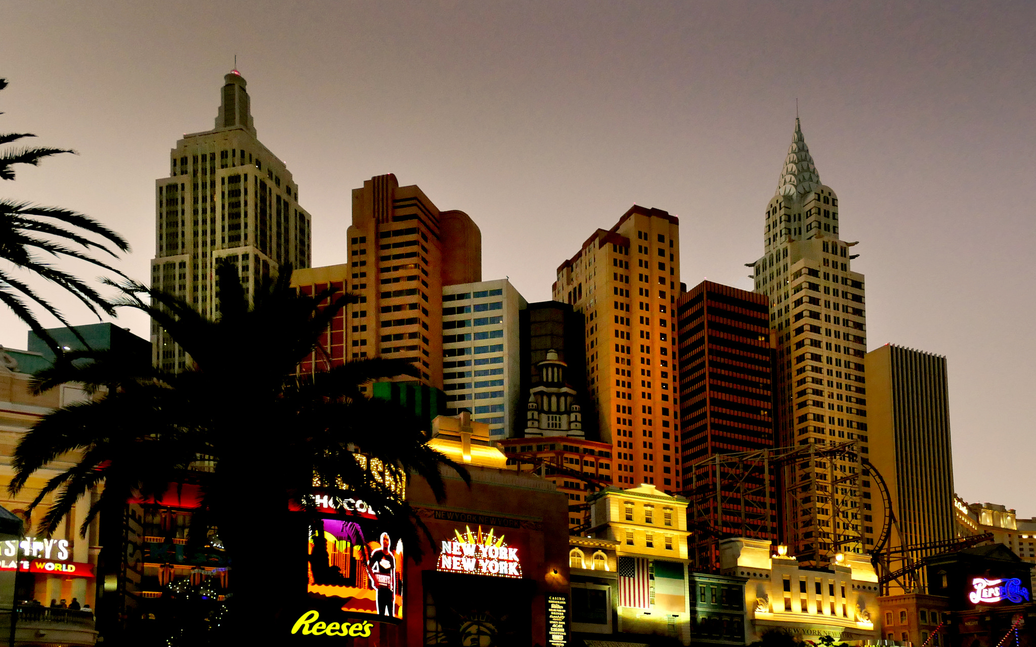New York-New York Hotel and Casino by Bernard Spragg via Flickr