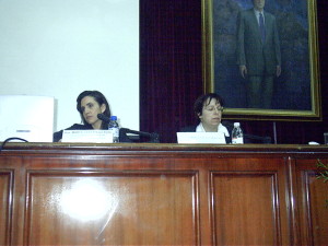 Marta Sabariego y Rosa Zapata