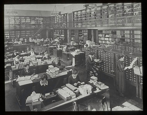 New York Public Library 1923. Central Library. Room 100. 