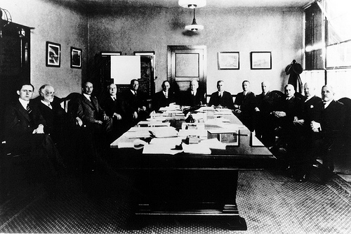 The members of the Main Committee of NASA which met in Washington, D.C. on April 18, 1929 . Rights: NASA on the Commons