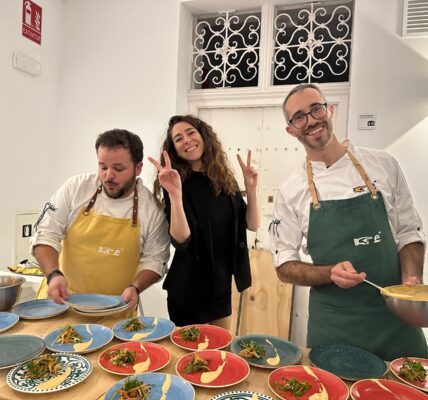 El equipo de chefs de Candie