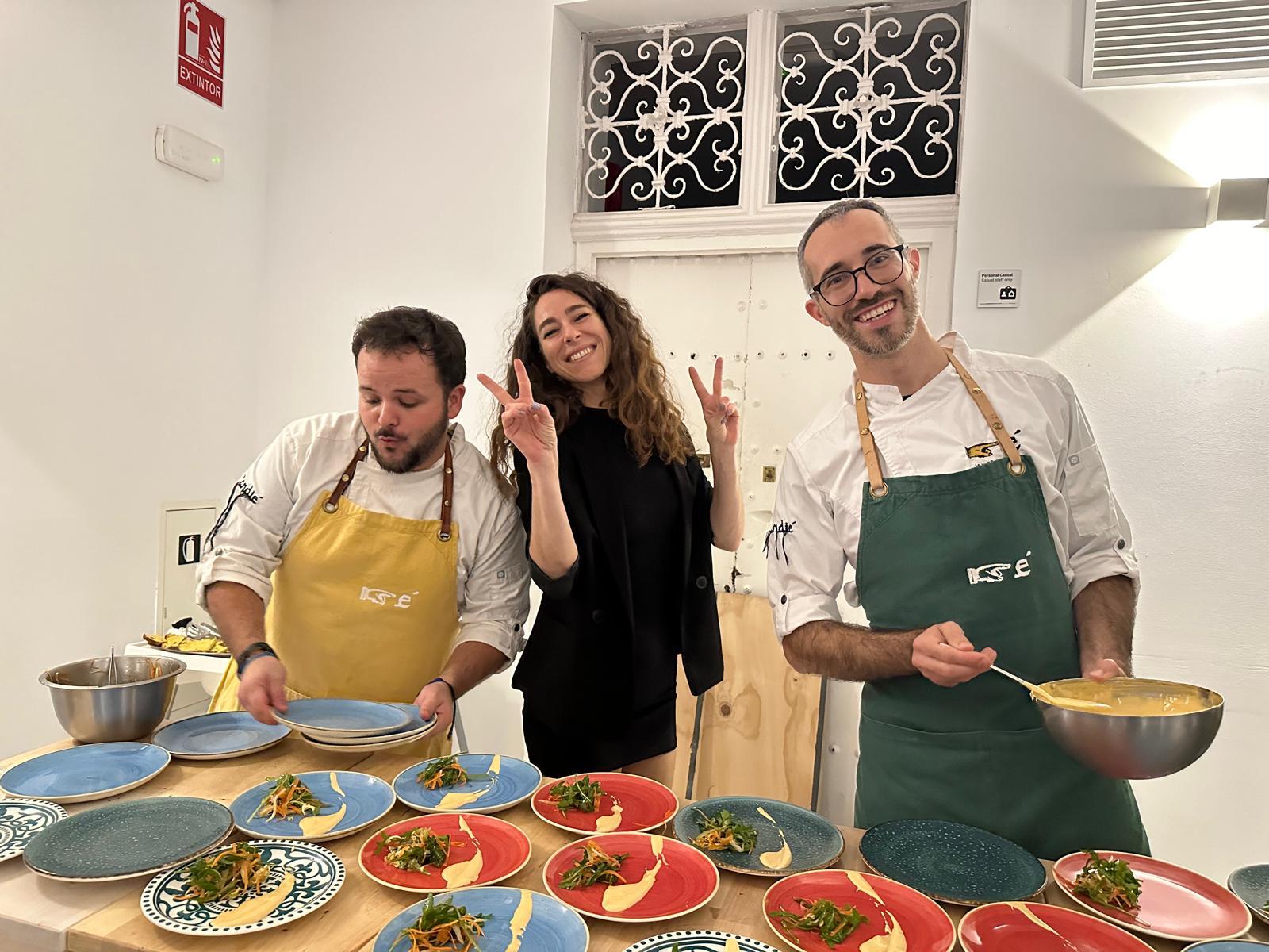 El equipo de chefs de Candie