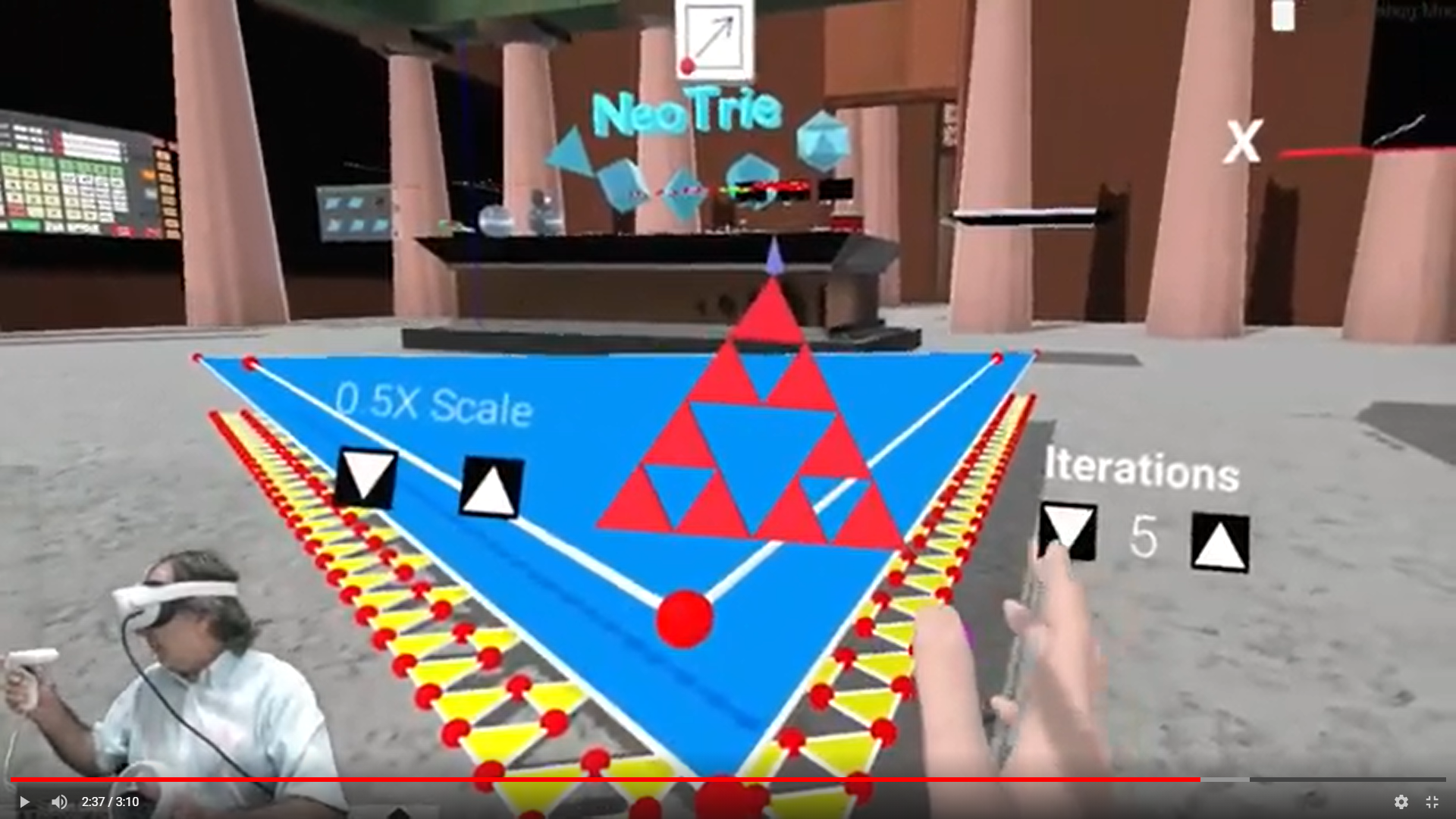 El triángulo de Sierpinski