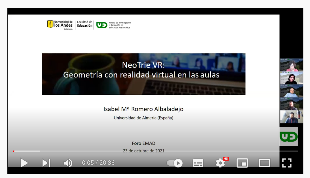 Foro EMAD 2021: NeoTrie VR: geometría con realidad virtual en las aulas
