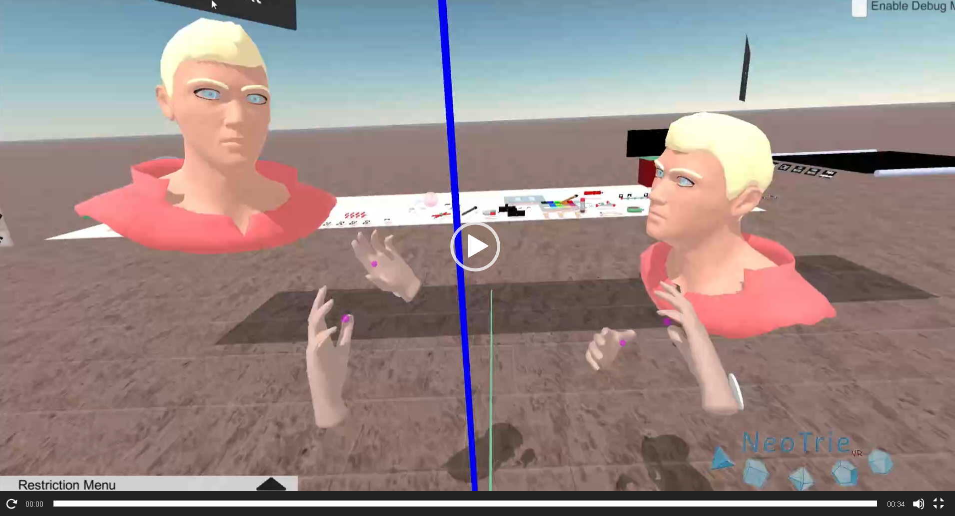 Modo multijugador en NeoTrie VR