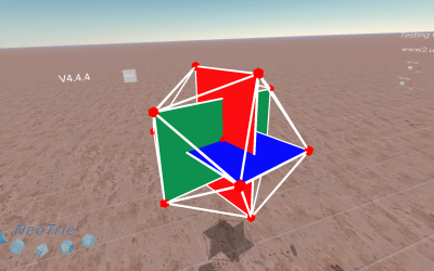 Icosaedro a partir de rectángulos áureos