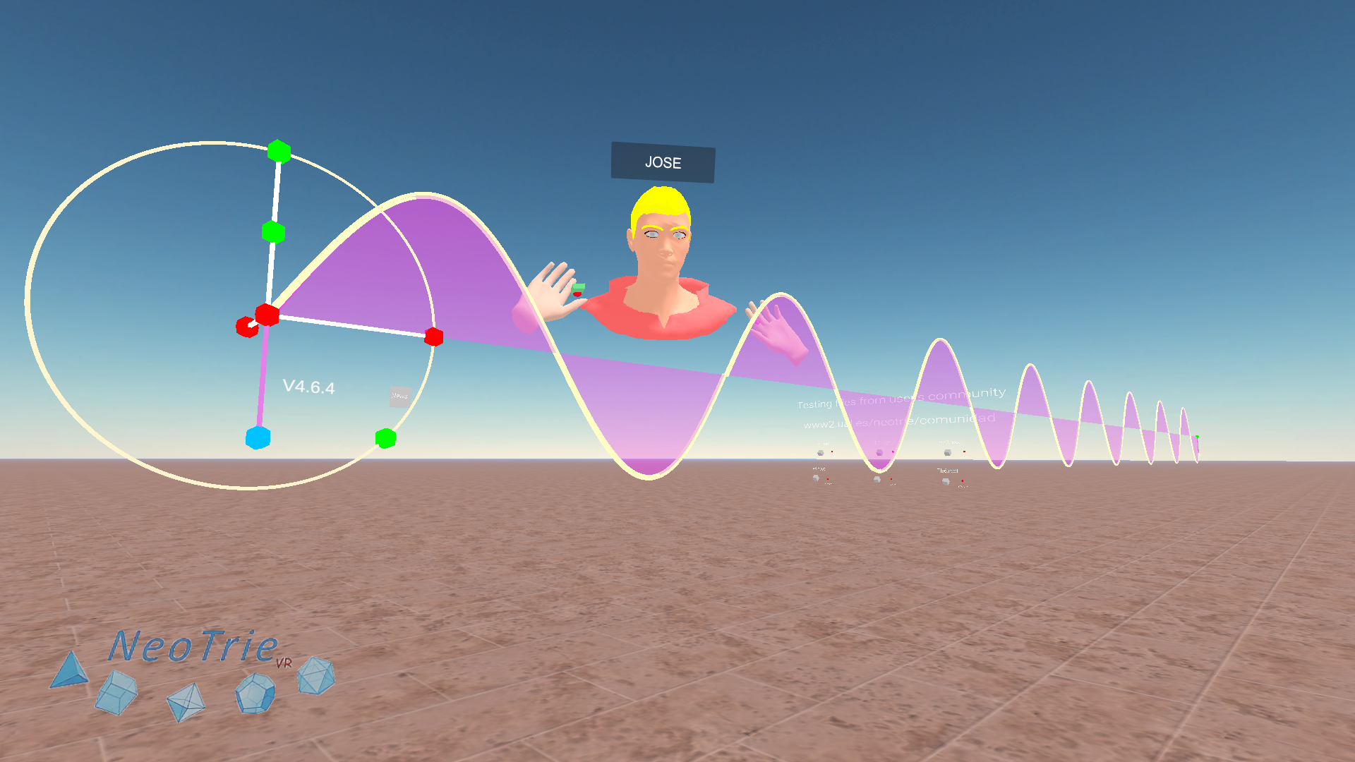 Trigonometría en realidad virtual, un mundo de posibilidades