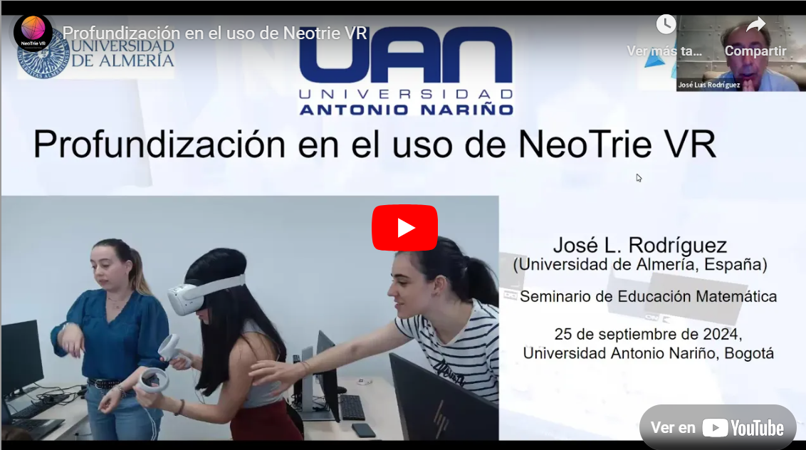 Profundización en el uso de Neotrie VR