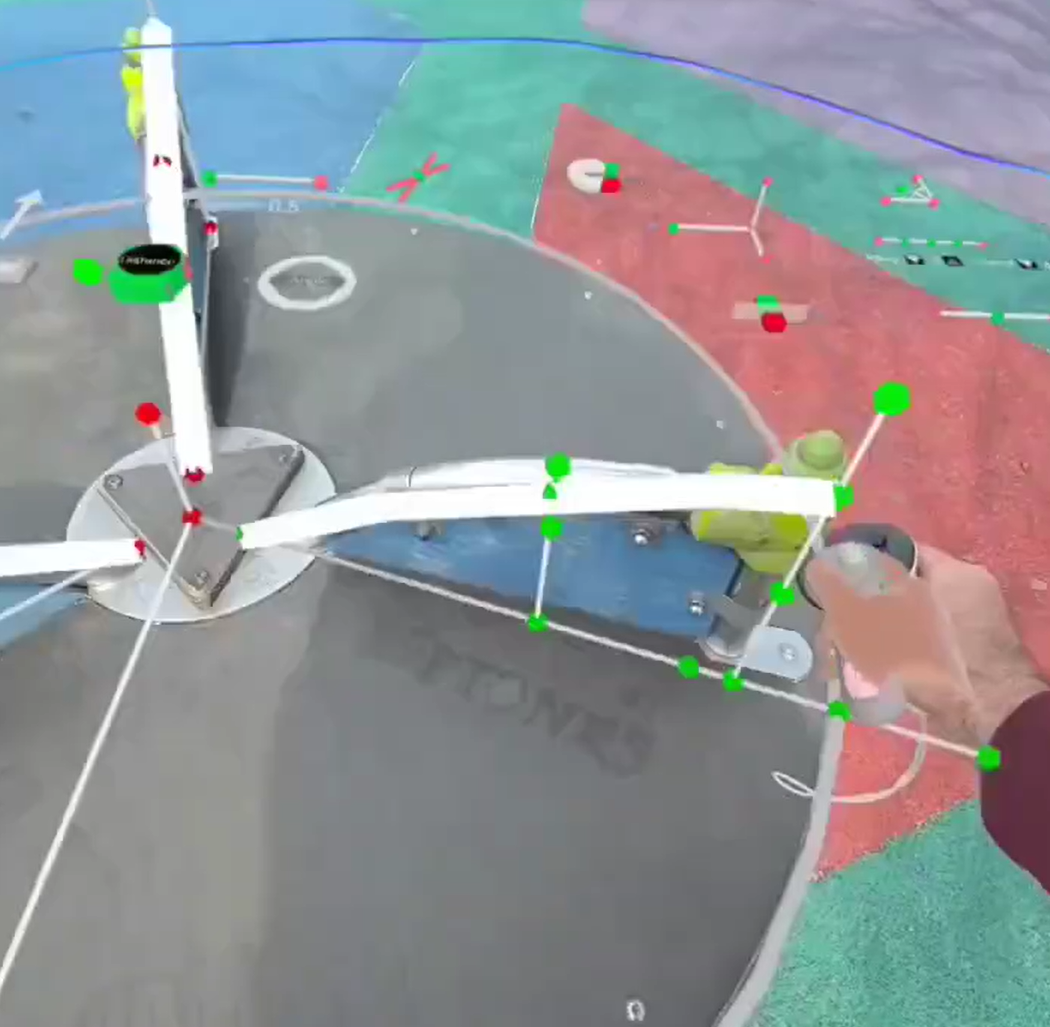 Geometría en el parque con Neotrie VR + MR